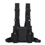 Vest Up |Fashion non-Bullet-proof Streetwear Vest Chest Bag Functional Waistcoat Tactical Black Chest Rig Bags