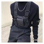 Vest Up |Fashion non-Bullet-proof Streetwear Vest Chest Bag Functional Waistcoat Tactical Black Chest Rig Bags