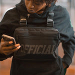 Officially Buckled In |Streetwear Chest Bag Tactical Two Shoulder Strap Chest Pack Rectangle Chest Rig Bags
