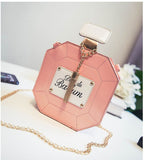 Dau dé Perfume |Leather Perfume Bottle crossbody bag Chain Mini Clutch Bag Party Women Evening Bags